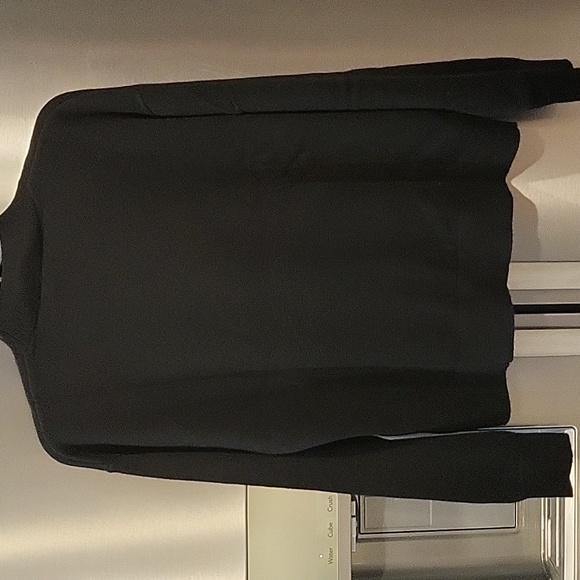 Quince Mongolian Cashmere Mockneck Sweater Black XLarge - Picture 3 of 5